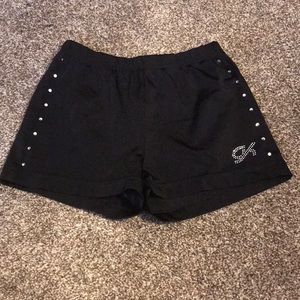 Jeweled GK Nylon Spandex Shorts